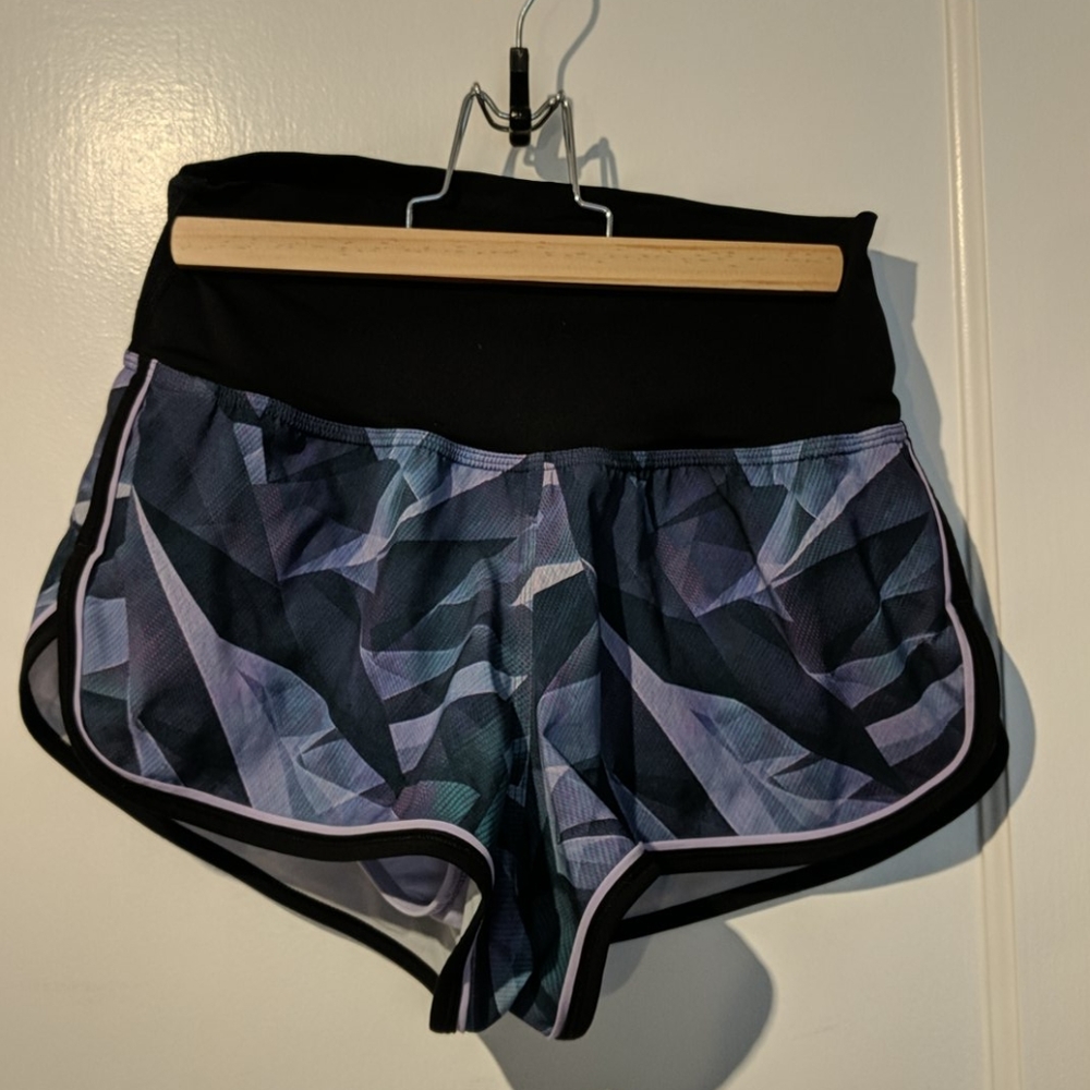 Lululemon purple printed shorts
